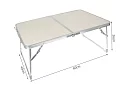Masă de camping pliabilă – 60 × 40 × 26 cm