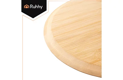 Piatra de copt cordierit pentru pizza cu spatula din bambus