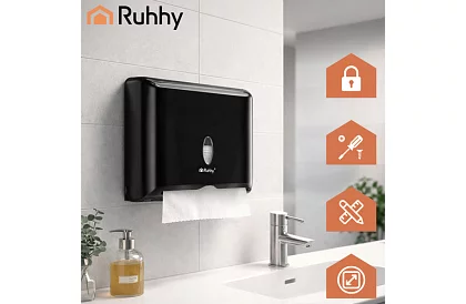 Rezervor de prosoape de hârtie ZZ - negru