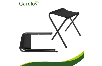 Masă de camping pliabilă 120 × 60 cm + 4 scaune