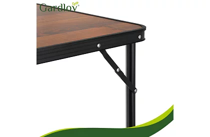 Masă de camping pliabilă 120 × 60 cm + 4 scaune