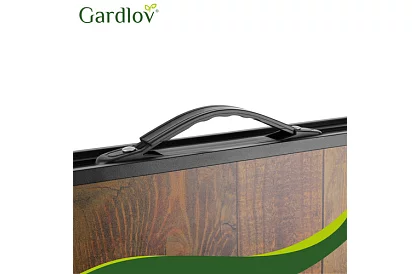 Masă de camping pliabilă 120 × 60 cm + 4 scaune