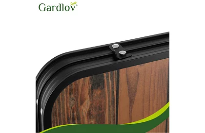 Masă de camping pliabilă 120 × 60 cm + 4 scaune