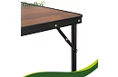 Masă de camping pliabilă 120 × 60 cm + 4 scaune