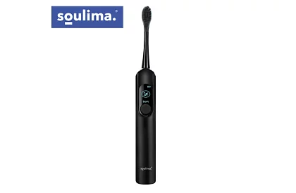 Periuță de dinți electrică sonică X800 - neagră – 90.000 rot/min + 6 capete