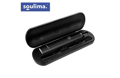 Periuță de dinți electrică sonică X800 - neagră – 90.000 rot/min + 6 capete