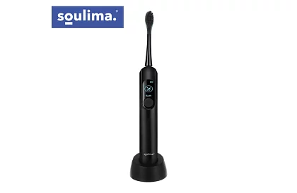 Periuță de dinți electrică sonică X800 - neagră – 90.000 rot/min + 6 capete