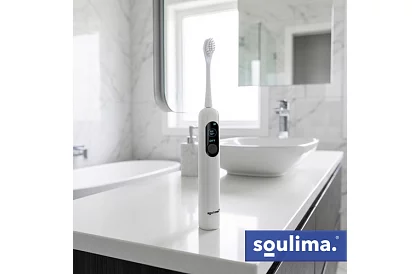 Periuță de dinți electrică sonică X800 – albă – 90.000 rotații/min + 6 capete