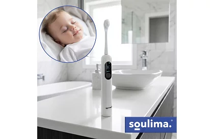 Periuță de dinți electrică sonică X800 – albă – 90.000 rotații/min + 6 capete