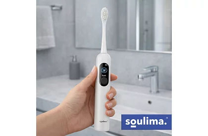 Periuță de dinți electrică sonică X800 – albă – 90.000 rotații/min + 6 capete