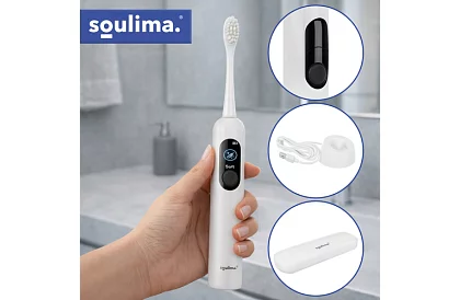 Periuță de dinți electrică sonică X800 – albă – 90.000 rotații/min + 6 capete