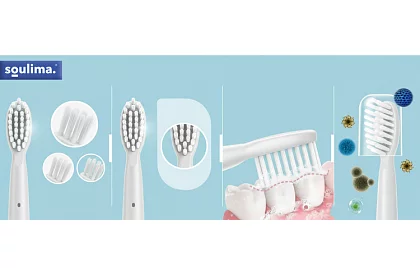 Periuță de dinți electrică sonică X800 – albă – 90.000 rotații/min + 6 capete