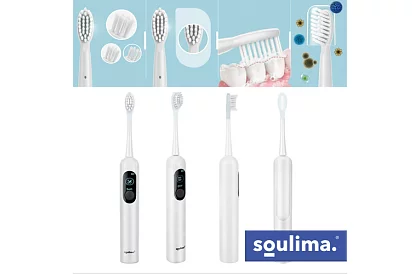 Periuță de dinți electrică sonică X800 – albă – 90.000 rotații/min + 6 capete