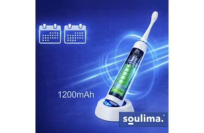 Periuță de dinți electrică sonică X800 – albă – 90.000 rotații/min + 6 capete