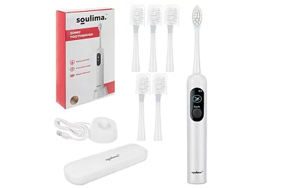 Periuță de dinți electrică sonică X800 – albă – 90.000 rotații/min + 6 capete