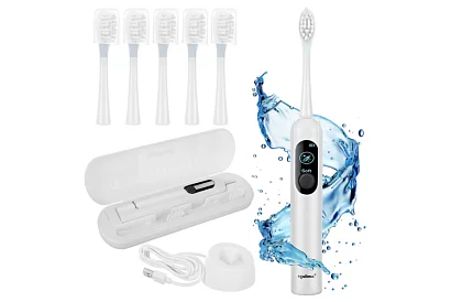 Periuță de dinți electrică sonică X800 – albă – 90.000 rotații/min + 6 capete