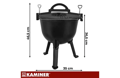 Căldare din fontă emailată de 10 litri