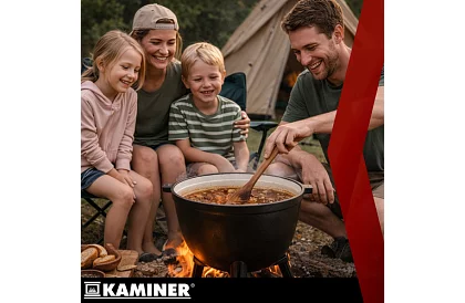 Căldare din fontă emailată de 10 litri