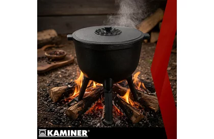 Căldare din fontă emailată de 10 litri