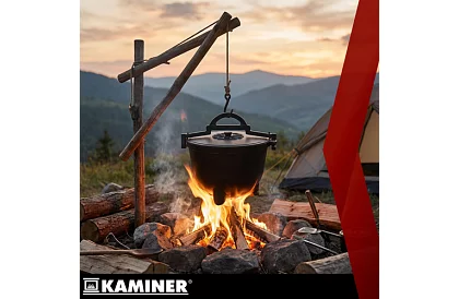 Căldare din fontă emailată de 10 litri