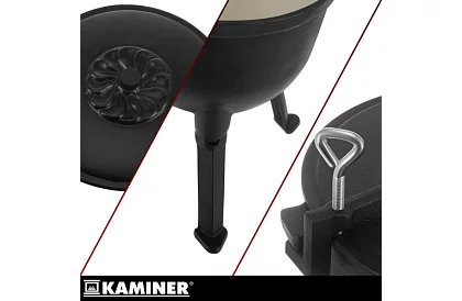 Căldare din fontă emailată de 10 litri