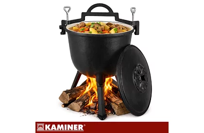 Căldare din fontă emailată de 8 litri