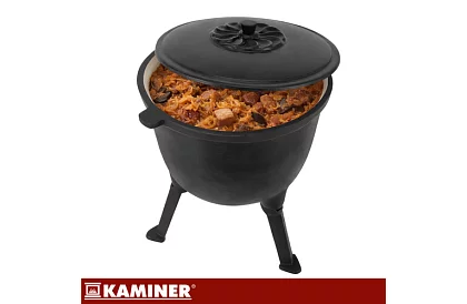 Căldare din fontă emailată de 8 litri