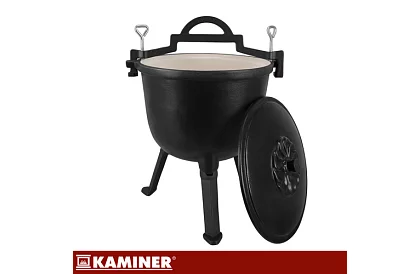 Căldare din fontă emailată de 8 litri