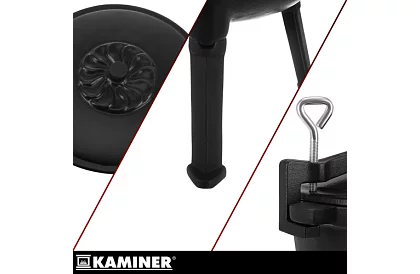 Căldare din fontă emailată de 8 litri