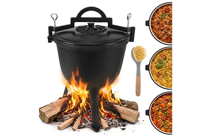 Căldare din fontă emailată de 8 litri