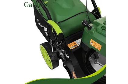 Mașină de tuns iarba cu motor pe benzină DriveX 149 cm³ - 2,3 kW, 406 mm, coș de 50l