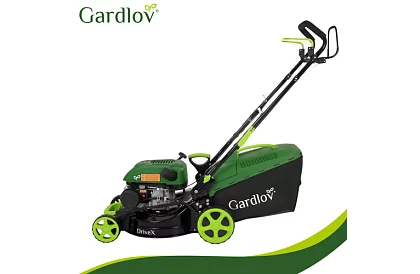 Mașină de tuns iarba cu motor pe benzină DriveX 149 cm³ - 2,3 kW, 406 mm, coș de 50l