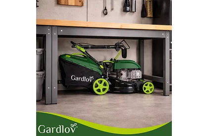 Mașină de tuns iarba cu motor pe benzină DriveX 149 cm³ - 2,3 kW, 406 mm, coș de 50l