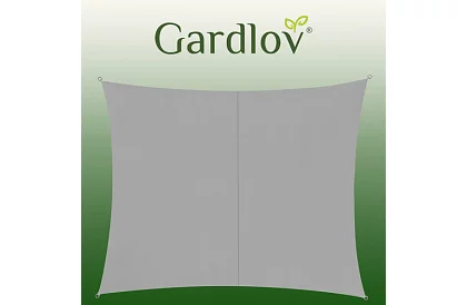Plasă de umbrire pentru soare 3 × 2 m – Gri