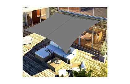 Plasă de umbrire pentru soare 3 × 2 m – Gri