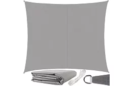 Plasă de umbrire pentru soare 3 × 2 m – Gri