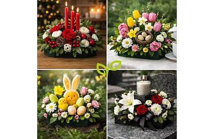 Aranjament Florex 20 bucăți – 23 × 11 × 8 cm