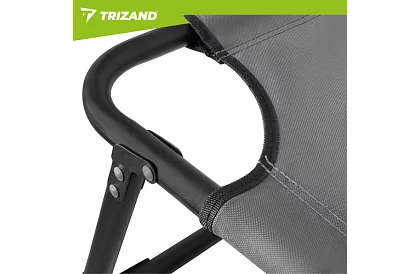 Leagăn de grădină pliabil 192 × 68 × 28 cm – Gri