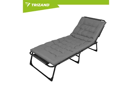 Leagăn de grădină pliabil 192 × 68 × 28 cm – Gri