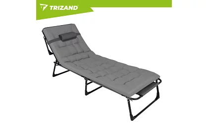 Leagăn de grădină pliabil 192 × 68 × 28 cm – Gri