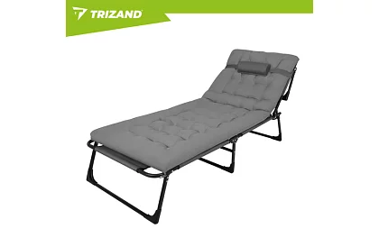 Leagăn de grădină pliabil 192 × 68 × 28 cm – Gri