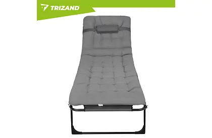 Leagăn de grădină pliabil 192 × 68 × 28 cm – Gri