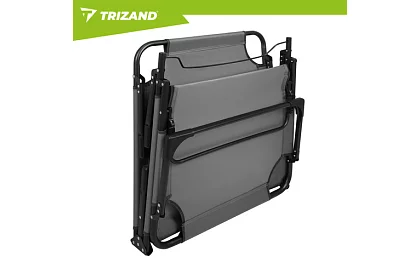 Leagăn de grădină pliabil 192 × 68 × 28 cm – Gri