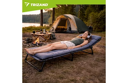 Leagăn de grădină pliabil 192 × 68 × 28 cm – Gri