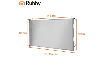 Zonă de siguranță cu rulare - max. 157 cm