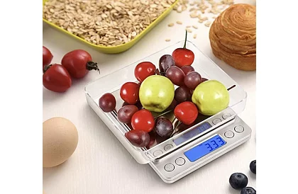 Cântar de bucătărie electronic LCD precis 500 g / 0,01 g