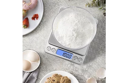 Cântar de bucătărie electronic LCD precis 500 g / 0,01 g