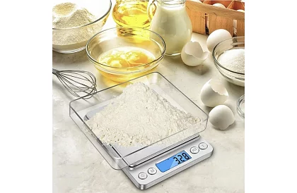 Cântar de bucătărie electronic LCD precis 500 g / 0,01 g