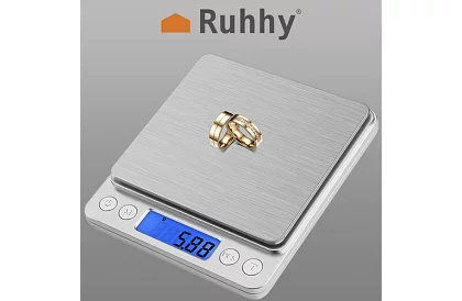 Cântar de bucătărie electronic LCD precis 500 g / 0,01 g