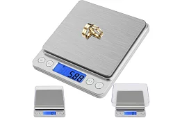 Cântar de bucătărie electronic LCD precis 500 g / 0,01 g